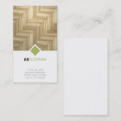 carte de visite de plancher (Devant / Derrière)