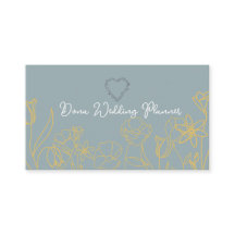 Carte de visite de planificateur de mariage