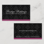 Carte de visite de planificateur de mariage (Devant / Derrière)