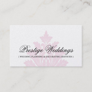 Carte de visite de planificateur de mariage