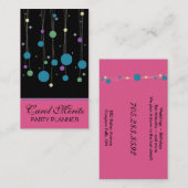 Carte de visite de planificateur de partie - (Devant / Derrière)