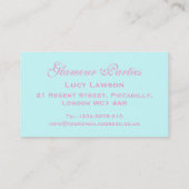 Carte de visite de planificateur de partie (Dos)