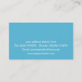 Carte de visite de planificateur de partie (Dos)