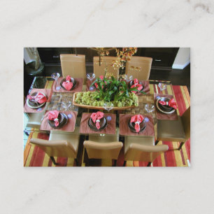 Carte de visite de planificateur de partie