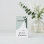 Carte de visite de planificateur d'événements de (Debout devant)