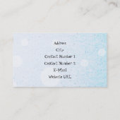 Carte de visite de planification de parti (Dos)