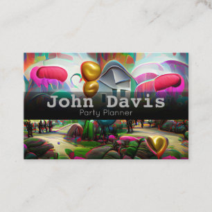 Carte de visite de planification de parti