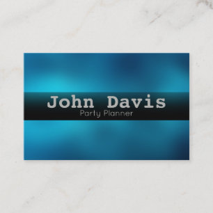 Carte de visite de planification de parti