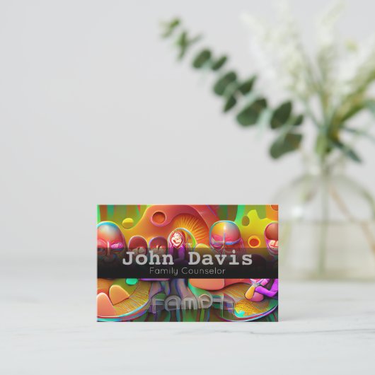 Carte de visite de planification de parti (Debout devant)