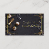 Carte de visite de planification des événements et (Devant)