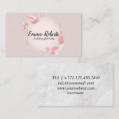 Carte de visite de planification mariage (Devant / Derrière)