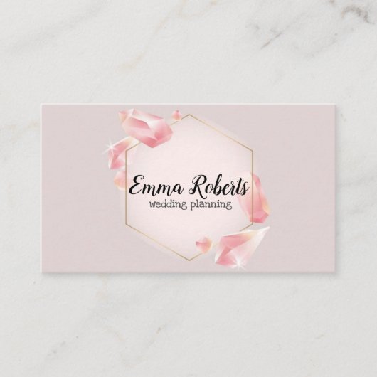 Carte de visite de planification mariage (Devant)