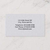 Carte de visite de plate-forme de forage et de (Dos)