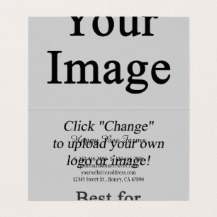 Carte de visite de pliage d'image personnalisé