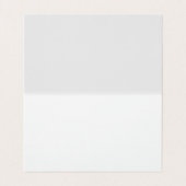 Carte de visite de pliage horizontal personnalisé (Intérieur déplié)