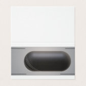 Carte de visite de pliage horizontal personnalisé (Extérieur déplié)