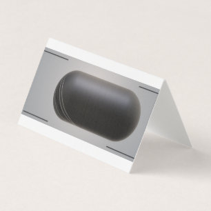 Carte de visite de pliage horizontal personnalisé