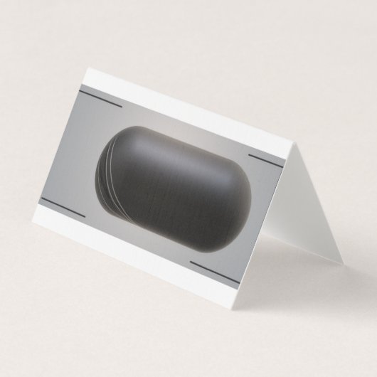 Carte de visite de pliage horizontal personnalisé (Devant)