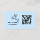 Carte de visite de plomberie (Dos)