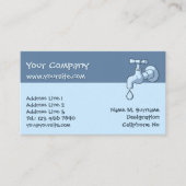 Carte de visite de plomberie (Devant)