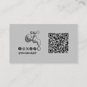Carte de visite de plomberie (Dos)