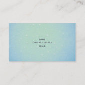 Carte de visite de plomberie (Dos)