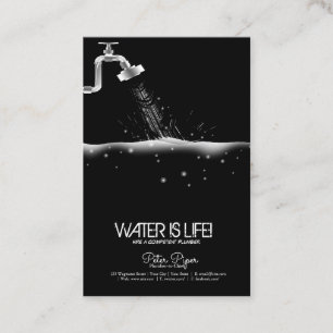 Carte de visite de plomberie