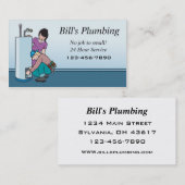 Carte de visite de plomberie (Devant / Derrière)