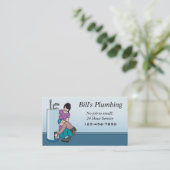 Carte de visite de plomberie (Debout devant)