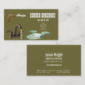 carte de visite de plomberie (Devant / Derrière)