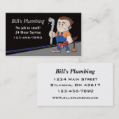 Carte de visite de plomberie (Devant / Derrière)