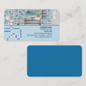 carte de visite de plomberie moderne (Devant / Derrière)