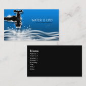 Carte de visite de plombier (Devant / Derrière)