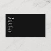 Carte de visite de plombier (Dos)