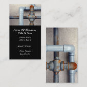 Carte de visite de plombiers (Devant / Derrière)