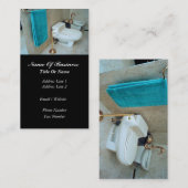 Carte de visite de plombiers (Devant / Derrière)