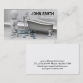 Carte de visite de plombiers (Devant / Derrière)