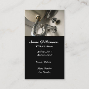 Carte de visite de plombiers