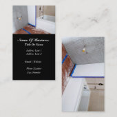 Carte de visite de plombiers (Devant / Derrière)