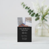 Carte de visite de plombiers (Debout devant)