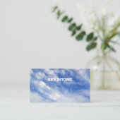 Carte de visite de plongée Sky (Debout devant)