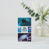 Carte de visite de plongée sous-marine (Debout devant)