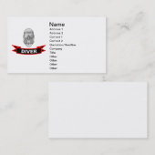 Carte de visite de plongeur (Devant / Derrière)