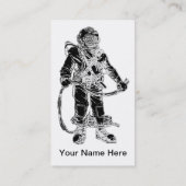 Carte de visite de plongeur de mer profonde (Dos)