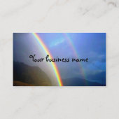 Carte de visite de pluie hawaïen (Dos)