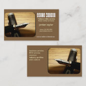 carte de visite de plume (Devant / Derrière)