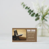 carte de visite de plume (Debout devant)