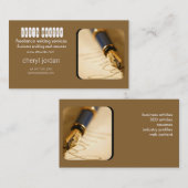 carte de visite de plume 2 freelance writer (Devant / Derrière)