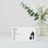 Carte de visite de pneus de voiture (Debout devant)