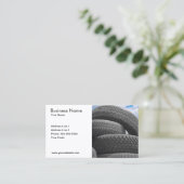 Carte de visite de pneus usagés (Debout devant)